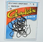 Gamakatsu Split Shot Bass Drop Hooks Size Value Pack 50410-25. Fixed Price $13.95.