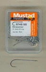 Mustad Streamer Hooks # S74SSS Size 1/0 Fly Tying Trout Salmon Bass. Fixed Price $7.89.