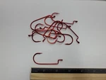 Lot 12 Daiichi X-point X49Z Red Offset Worm Hook 5/0 Extremely Sharp/strong. Fixed Price $7.99.