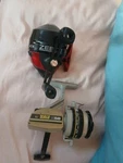 Vintage Zebco 58 Spinning Reel, & 404. Fixed Price $19.42.