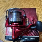 Tica Wily Long Casting Saltwater Surf Fishing 17.6LBS Max Drag Spinning Reel Red. Fixed Price $89.00.
