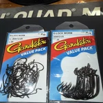 Packs Gamakatsu G-lock Bass Worm Hook 204412-25 2/0 Value. Fixed Price $22.00.
