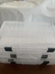 4 Plano Clear Pro Latch Stowaway Fishing Tackle Box Pack Model 3750. Fixed Price $32.50.