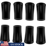 Durable Rubber Tips Trekking Poles Canes 8 Pack Anti-slip Hiking Accessories New. Fixed Price $9.29.