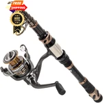 Plusinno Fishing And 1.8M 5.91FT, Rod+reel(no Lures&line). Fixed Price $54.98.