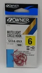 Owner 5114-053-6 Mutu Light Circle Hook Offset Hangnail Point Red Finish Size. Fixed Price $7.36.