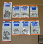 8X Assorted Mustad Salt Water & All Around Hooks. Fixed Price $30.00.