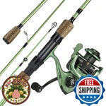 Bass Fishing Rod Combo, 30-TON Carbon Fiber, Spinning, 5.2:1 Gear Ratio. Fixed Price $104.31.