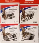 Eagle Claw Weedless Worm Hook #449WA Sizes 1/0, 2/0, 3/0 & Choose Free S/h. Fixed Price $6.50.