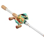 Krazy 7FT 2IN Baitcast Combo KRZYMHB720C Graphite 6.6:1 Profishiency. Fixed Price $180.49.