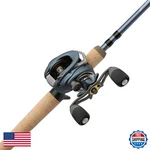 Pflueger 7 President Baitcast Profile Reel And Fishing Rod Combo Medium 1-PIECE. Fixed Price $127.11.