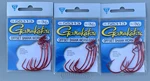 Packs Gamakatsu Offset Shank Worm Ewg Hooks Red 3/0 58313. Fixed Price $14.99.