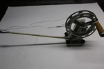 Vintage Big Jon, Inc. Aluminum Down Rigger Fishing Reel W/ Cable. Fixed Price $49.95.