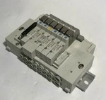 Smc Mainfold SY3445-5FU-Q W/ 4PCS SY3140-5FU-Q. Fixed Price $585.00.