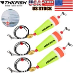 4PCS Fishing Floats Bobbers Popping Cork Trout Rig Weighted. Fixed Price $14.99.