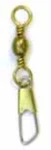 Eagle Claw 01141-1/0 Brass Snap Swivel 12CT. Fixed Price $6.88.