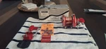 Red Newell 220-5 Graphite Ball Bearing Reel With Custom Tiburon Frame.. Fixed Price $800.00.