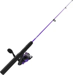 Zebco Dock Demon Spinning Reel Or Spincast And Fishing Rod 10, Purple. Fixed Price $41.94.