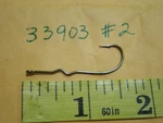 50 Pcs. Mustad 33903 #2 Long Shank Sproat Kink/fly Tying Fishing Hooks, Bronze. Fixed Price $9.99.