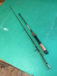 Vintage Garcia Conolon Pc 5'6" Light Action 8201 Fiberglass Spinning Rod Green. Fixed Price $49.95.