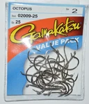 Gamakatsu Octopus Size Nickel Per Pack # 02009-25 Value. Fixed Price $12.95.