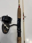 Vintage Shakespeare Wonderod Howald Fiberglass Reel Combo Straight Usa. Fixed Price $115.00.