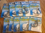 Gamakatsu 208414 Size 4/0 Octopus Circle Fishing Hooks Qty 6 X 10 Packs. Fixed Price $45.00.