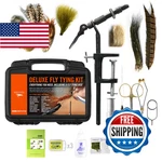 Wetfly Deluxe Tying Vise Tools Kit Materials Book/dvd - Fishing Jig. Fixed Price $103.03.