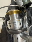 Okuma Avenger ABF65 Baitfeeder Spinning Reel 4.5:1 1BB 18LB Left Retrieve. Fixed Price $119.99.