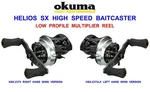 11BB Okuma Helios Hsx High Speed Baitcaster Reel Low Profile Multiplier. Fixed Price $232.15.