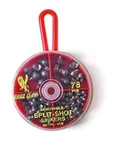 Eagle Claw 02180H-008 Removable Split Shot Lead Sinker Assortment Dial Pack 78PC. Fixed Price $11.56.