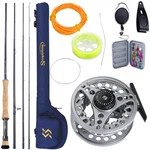Sougayilang Fly Fishing Rod And Reel Combo - 5/6 Weight 9FT Graphite Die. Fixed Price $148.26.