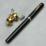 Ganen 38INCH Mini Portable Pocket Aluminum Alloy Fishing Rod Pen 38", Black. Fixed Price $21.99.