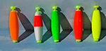 Comal Tackle 2" 2.5" 3" (5) Colors Choose Cigar Snap On Floats Qty. 12 & 25. Fixed Price $12.95.