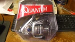 Quantum "blue Runner" Spin Reel, Size 60, Nip, Free Shipping. Fixed Price $40.00.