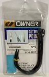 Owner Jobu Big Game Fishing Hooks Cutting Point 12/0 Pack. Fixed Price $19.95.