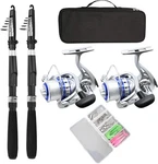 Fishing Pole Combo SET,2.1M/6.89FT 2PCS Collapsible Rods 6.89FTT. Fixed Price $75.68.