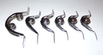 New Set 6 Aftco Chrome Regular Roller Fishing Rod Boat Guides R5 Down To R2 (#1). Fixed Price $50.00.
