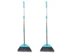 Xifando 3-SECTION Telescopic Aluminum Alloy Broom 2-PACK Light Blue Indoor/outdo. Fixed Price $73.77.