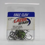 Eagle Claw Lazer Sharp L7013BPU Wide Gap Worm Fishing Hook Size. Fixed Price $7.99.