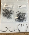 50 Pack 5/0 Vmc 3X-STRONG Wide Gap Worm Hooks Black Nickel 7317BN. Fixed Price $13.95.