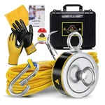 1320LB Neodymium Magnet Fishing Kit With Rope & Gloves - Complete Adventure Set. Fixed Price $90.99.
