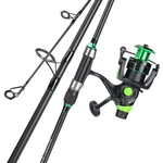 Sougayilang Surf Fishing Rod Combo IM8 Carbon 3 Piece Travel Spinning 4000. Fixed Price $103.41.