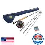 Redington Trout Spey Fly Fishing Field Kit 113 Medium-fast Action Rod And Run. Fixed Price $255.50.