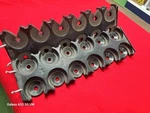 Berkley Vertical Rack For Pegboard 12 Rods. Fixed Price $25.00.