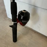 Zebco 202 Spincast Rod And Reel Combo Black Red Includes. Fixed Price $9.99.