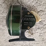 Johnson Citation Model 110B Spin Cast Reel Smooth Retrieve. Fixed Price $35.00.