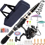 Telescopic Fishing Rod And Reel Combo With Carrier Bag For All Anglers. Fixed Price $83.99.