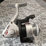 Shakespeare Pro-am 350K Spinning Reel Silver/black, 3.2:1, Front Drag No Klicker. Fixed Price $10.00.