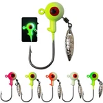 20PCS 1/8 3/16 1/4 Oz Lead Jig Head Spinner Bait Fishing Hooks Bass Crappie Lure. Fixed Price $13.99.